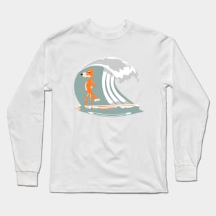 Fox Surfing Long Sleeve T-Shirt